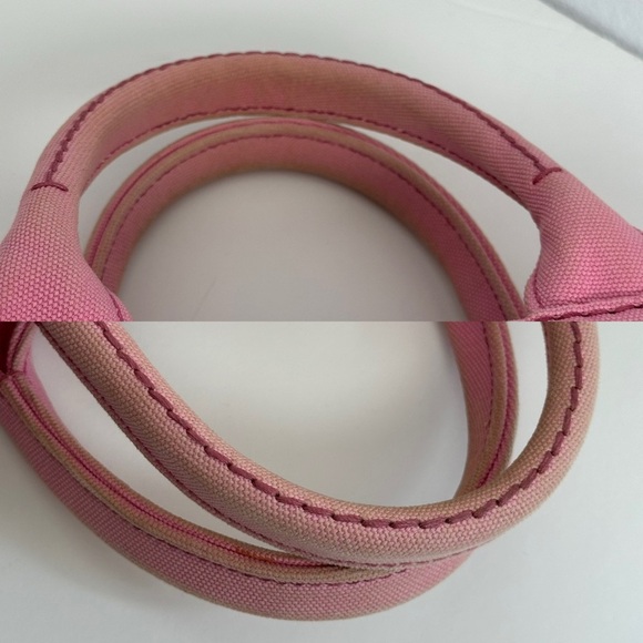 💯Authentic Prada  Canapa Pink Tote Bag🍀 - Picture 4 of 16